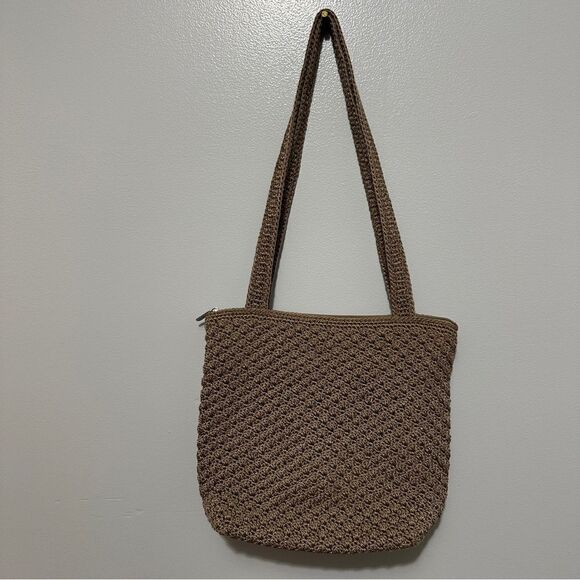 The Sak beige, crochet shoulder bag - Picture 2 of 7